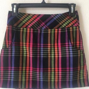 Plaid skirt